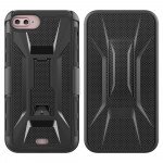 Wholesale iPhone 7 Plus, iPhone 6s Plus, 6 Plus 5.5 Holster Combo Belt Clip Case (Black)